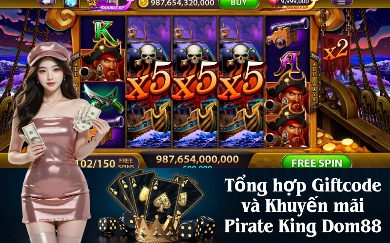 Tổng hợp Giftcode và Khuyến mãi Pirate King Dom88
