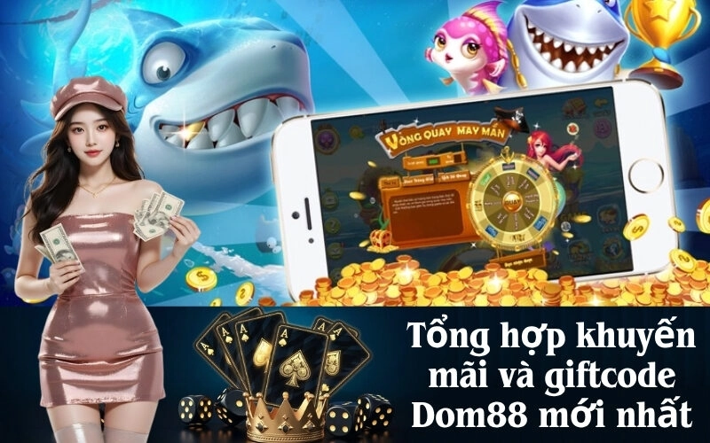Tổng hợp khuyến mãi và giftcode Dom88 mới nhất